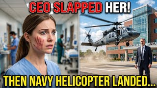 CEO Slapped Nurse & Said “Get Out B*tch” – Then Navy Helicopter Landed For His Dying Father