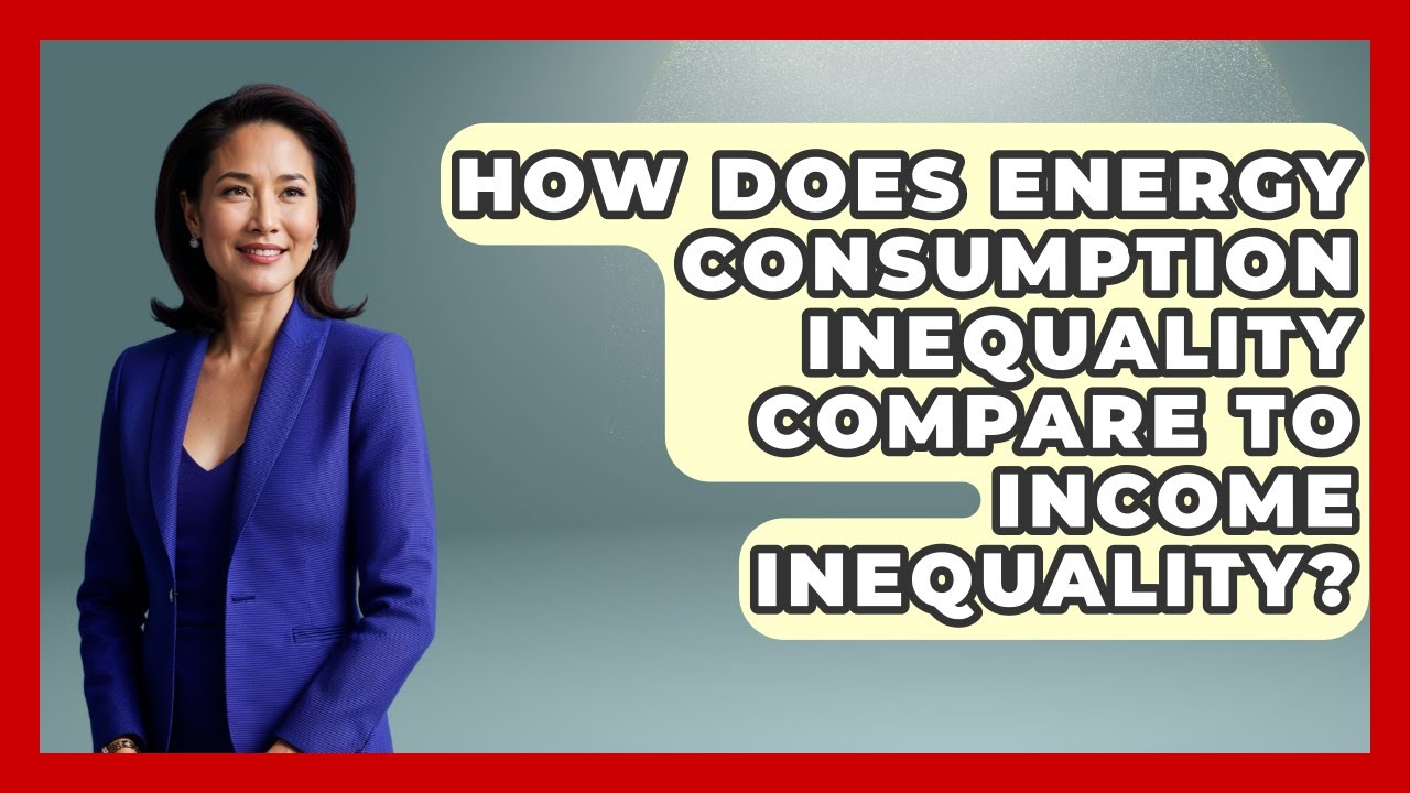 How Does Energy Consumption Inequality Compare to Income Inequality? | Demographic Data Answers News