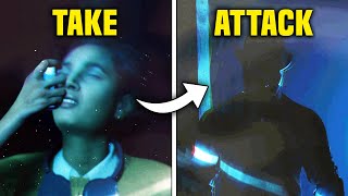 The Devil In Me - Erin Attacks The Killer Vs Taking The Inhaler All Choices