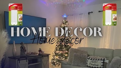 HOME DECOR/ HANGING CURTAINS/ COMMAND HOOKS.