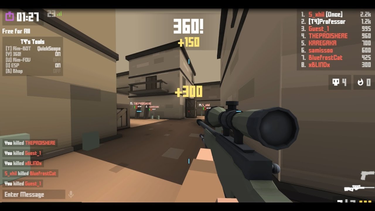 NEW KRUNKER.IO HACK/CHEAT OP | 360! QuickScope Aimbot ~250pt/kill |  NoRecoil | And More!!! - 