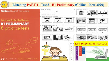 B1 Preliminary - Collins - Listening Part 1 Test 3 (2020 + Transcript + Key)