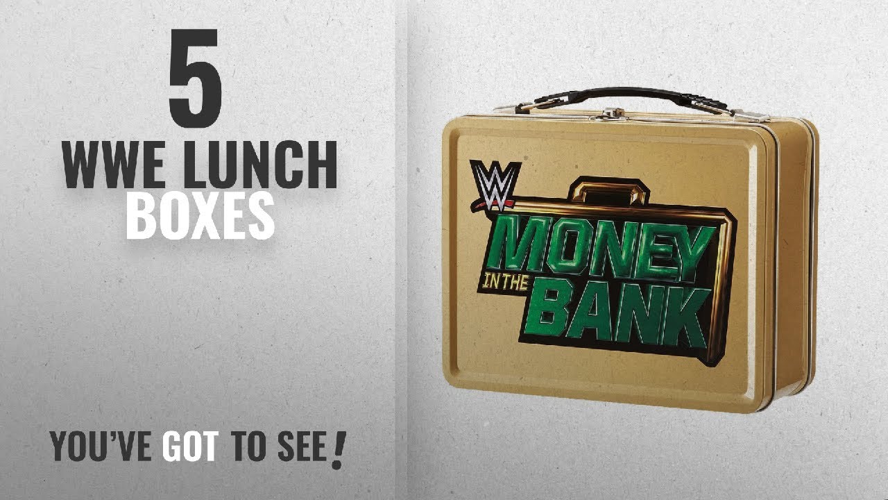 Best Wwe Lunch Boxes [2018] WWE Money in the Bank Briefcase Lunch Box