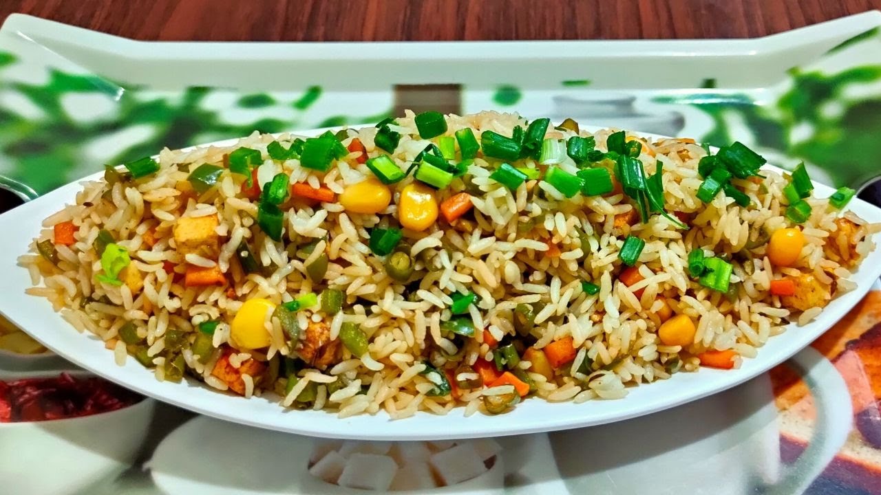 Fusion Rice Indo Chinese Style Rice Veg Fried Rice YouTube