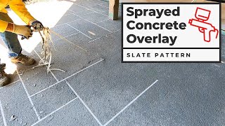 How to Resurface a Concrete Patio with a Decorative Concrete Overlay