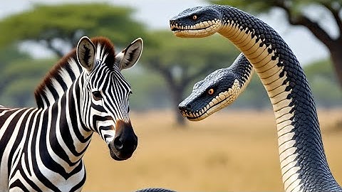 Courageous Rescue Team Fights to Save a Mother Zebra from a Giant Pytho۔ 