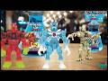 MrBeast Labs Hybrids Fire and Ice Action Figures by Moose Toys
