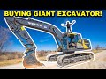 I Bought a GIANT EXCAVATOR for My BACKYARD FARM!!! (Don&#39;t Tell My Wife...)