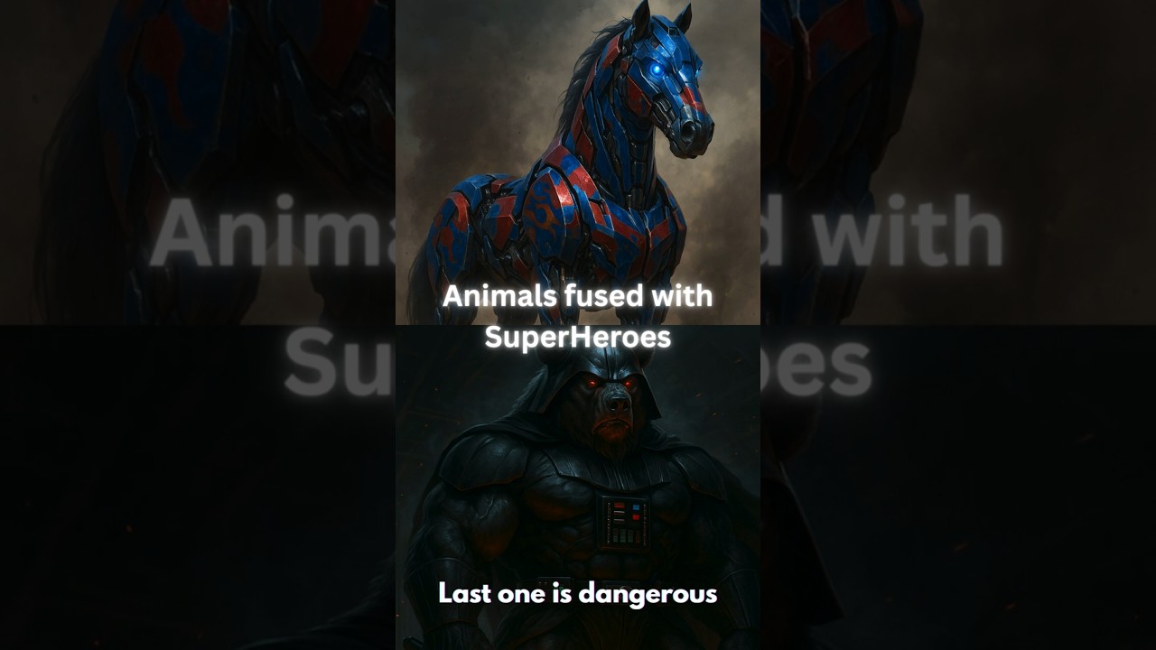 What If Superheroes Fused with Wild Animals? 🐺⚡ | Marvel DC Edit 