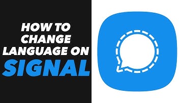 How to Change Language on Signal - Signal App Language Change Tutorial (VERY EASY)