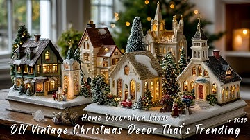 DIY Vintage Christmas Decor That’s Trending in 2025