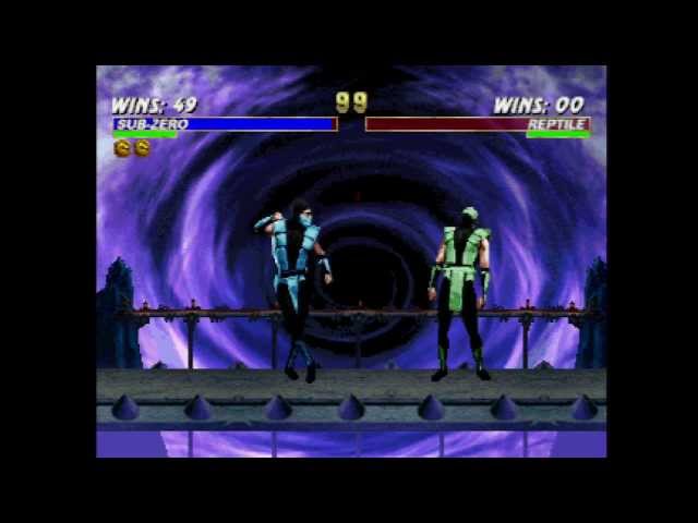 Classic Sub Zero Fatality - Mortal Kombat Trilogy (GIF)