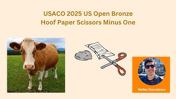 USACO US Open 2025 Bronze Problem 1 - Hoof Paper Scissors Minus One - Solution