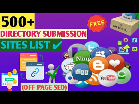 website directory submission sites