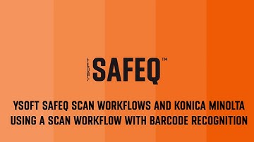 YSoft SafeQ Scan Workflows - Konica Minolta