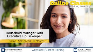 WCPSS Career Training Program - Household Manager with Executive Housekeeper