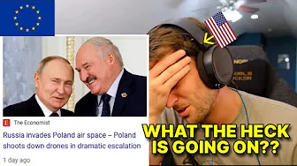 American reacts to RUSSIA INVADES POLAND AIR SPACE