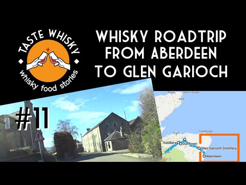 #11 Dash Cam - the Taste Whisky Road Trip driving from Aberdeen to Glen Garioch distillery