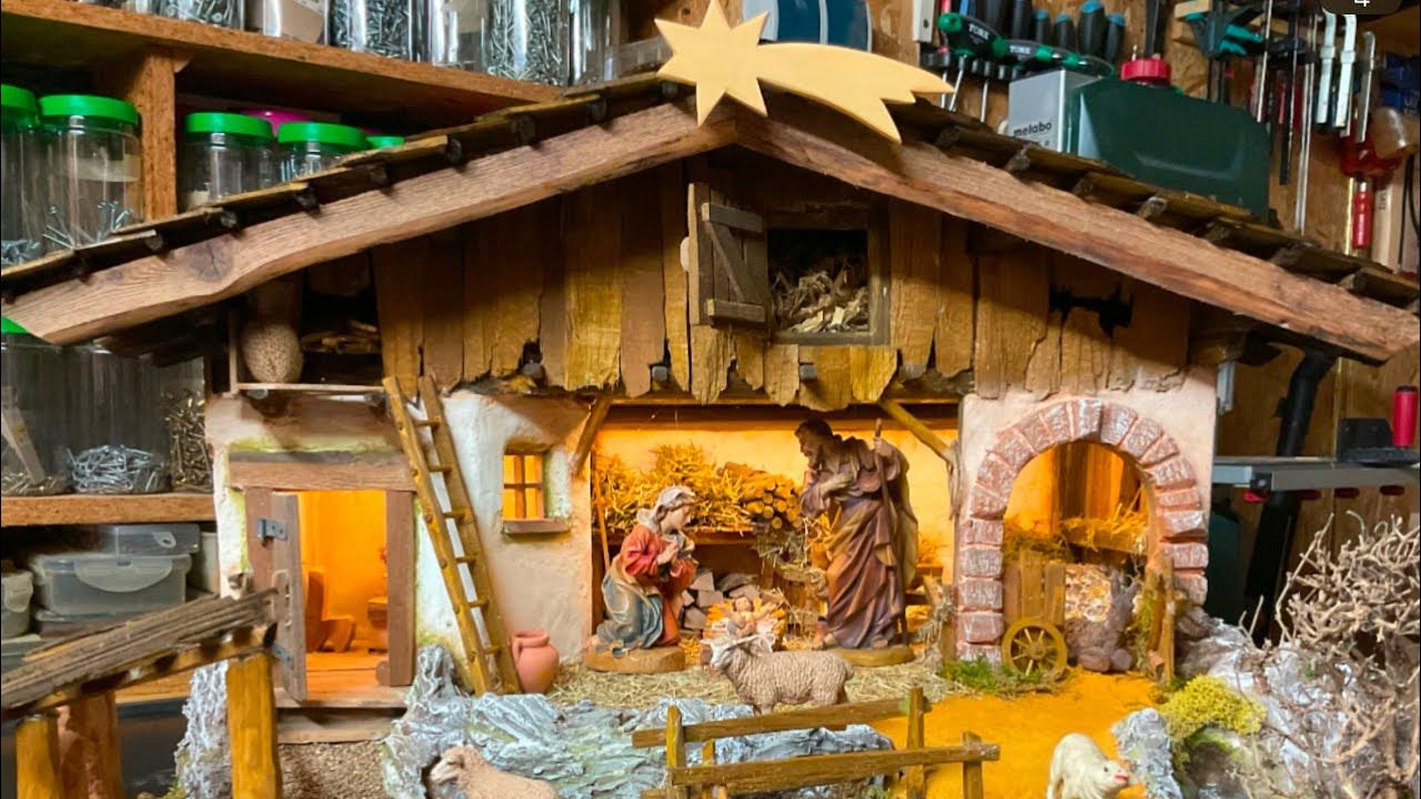DIY Weihnachtskrippe bauen YouTube