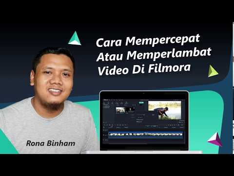 Cara Mempercepat dan Melambatkan Video Dengan Filmora