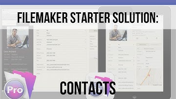 How does FileMaker’s Contact Starter Solution work?