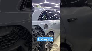 Разбор под оклейку LiXiang L7, оклейка кузова в матовую плёнку Spectroll PREMIUM #lixiang