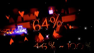 Tartarus 64% + 46% - 100% (Top 55) // Progress #1 | Geometry Dash