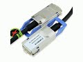 10GBase-CX4 CX4 SFF-8470 to CX4 SFF-8470 Direct Attach Cable, Latch to Latch, 3 meter