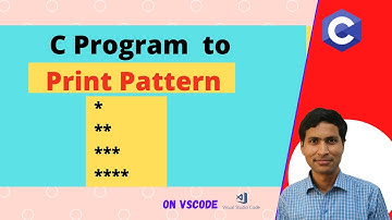 C Program to Print Star Pattern -2 || Logic & Program || C Programming  || Dilip Kumar Gangwar