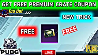 HOW TO GET FREE PREMIUM CRATE COUPON IN PUBG 🔥 FREE PREMIUM CRATE COUPON 🔥 NEW SPIN PUBG MOBILE screenshot 5