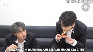 INDO SUB BANGTAN BOMB Let's Pizza Party! - BTS 방탄소년단