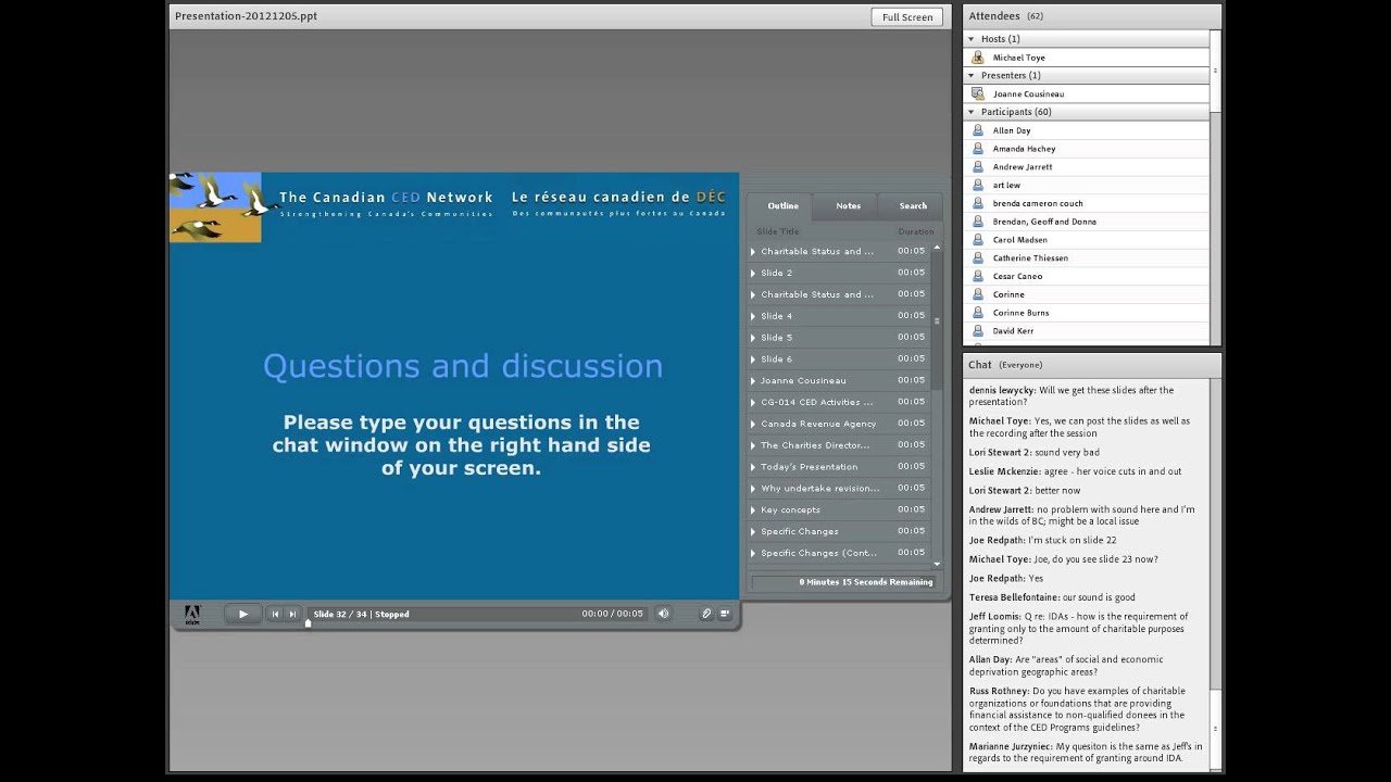 Charitable Status and CED Webinar