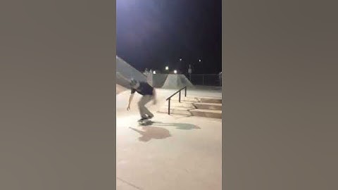 Boardslide the handrail