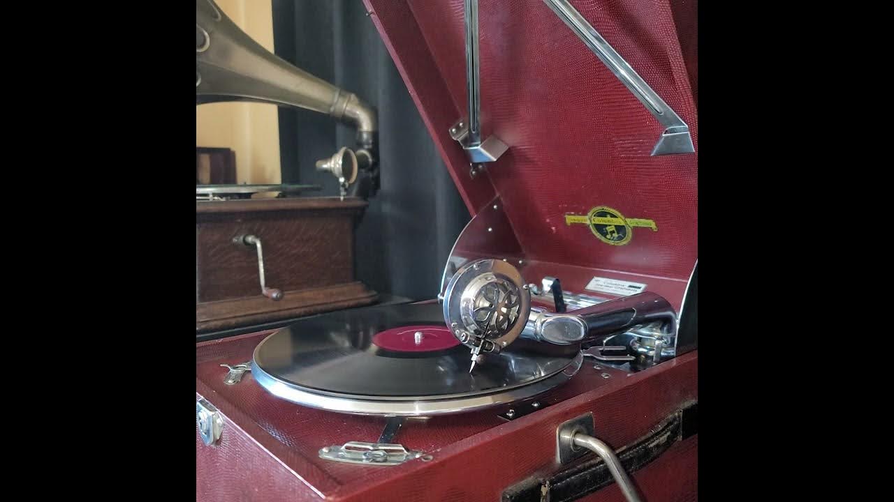 楠木 繁夫 傑作集 (上) 解説 (静田 錦波) 1936年 78rpm record. Columbia Model No G ｰ 241