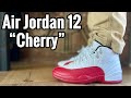 Air jordan 12 cherry 2023 review  on feet