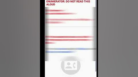 Conducting an interview using the SurveyCTO App