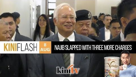 KiniFlash - 8 Aug: Najib slapped with three more charges
