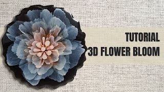 3D SOFT FLOWER BLOOM Tutorial - Very Delicate Petals