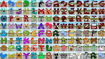 Alphabet Lore But Everyone Is ALL Different Versions (A-Z) Full Version in Garry