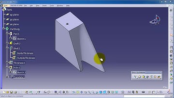 54 CATIA Beginner Tutorial- SolidPart Rotation, how to rotate a model