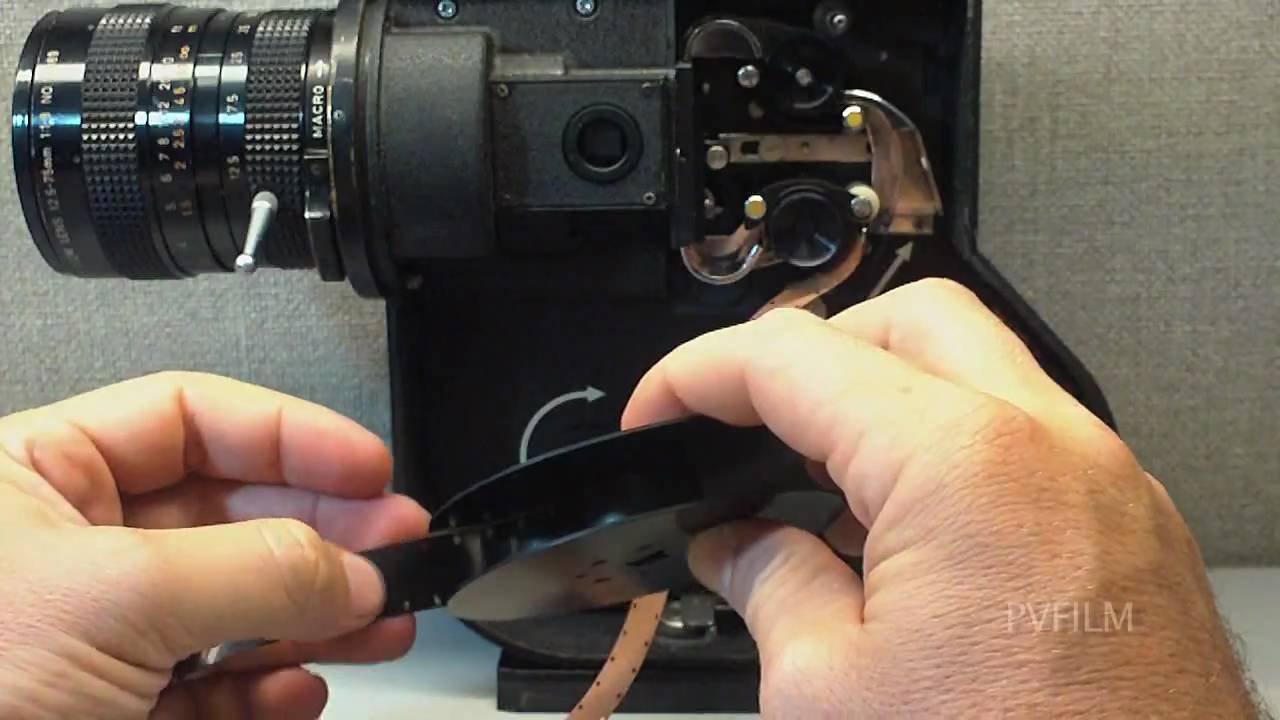 Loading and Un-loading the Canon Scoopic 16M