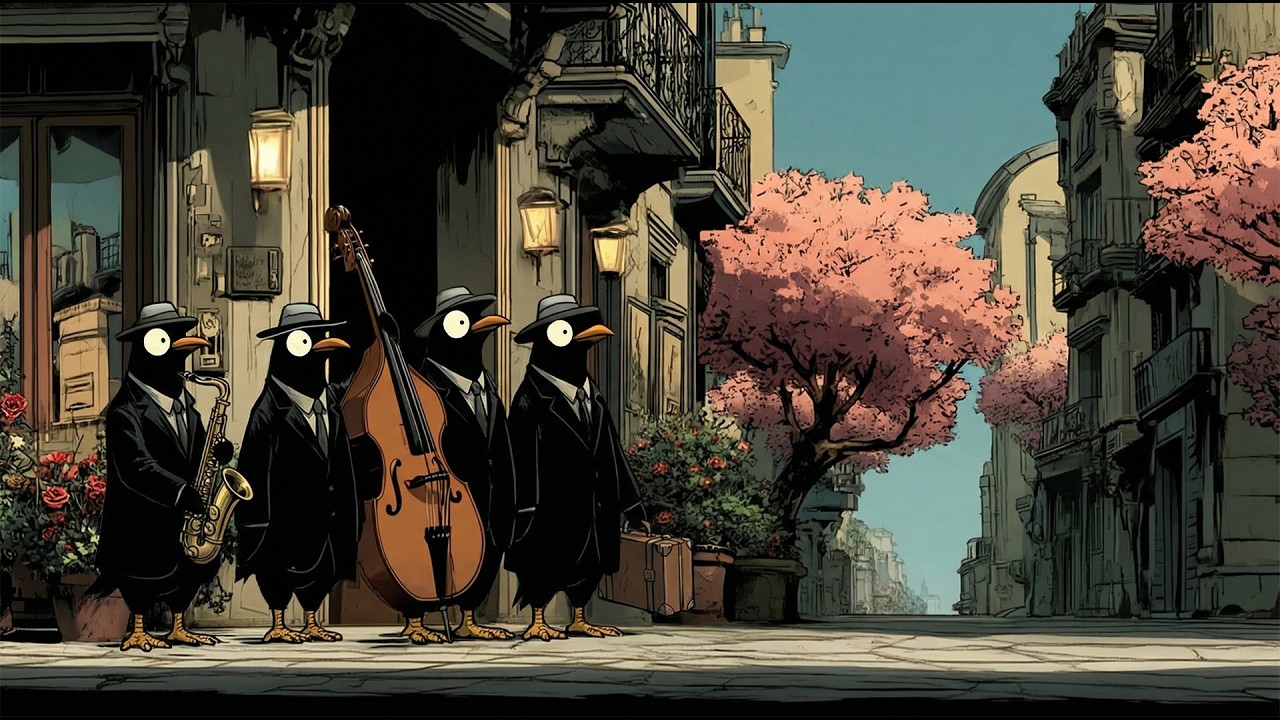 Penguins Start a Spring Groove – Jazz for Study & Work Flow