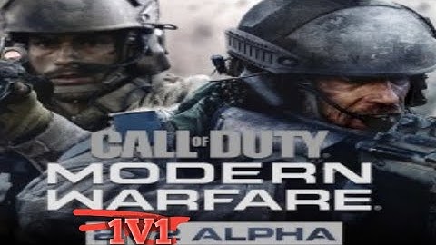 C.O.D MODERN WARFARE BETA 2V2 TURNS INTO 1V1
