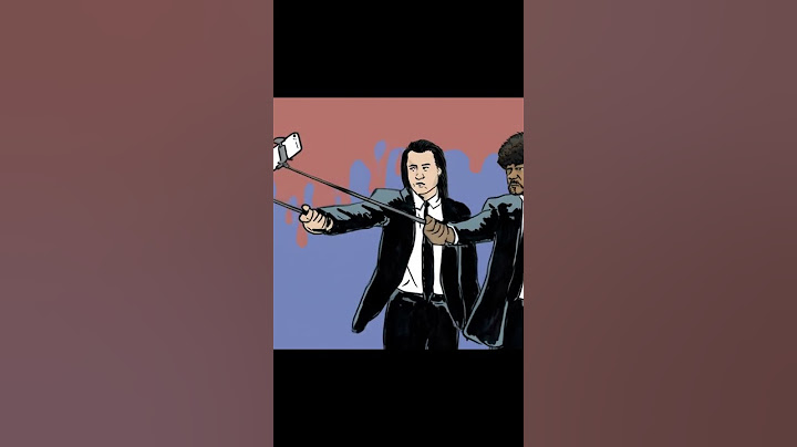 Pulp fiction selfie