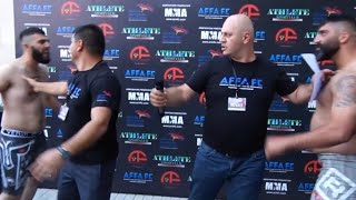 AFFA FC-1:Weight-in Hassan Misi vs David Ghazaryan HD