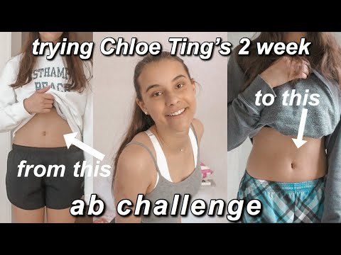 abs in 2 weeks? trying chloe ting's ab workouts!