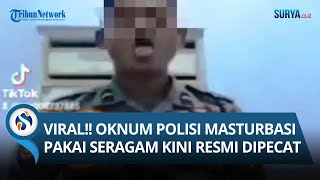 VCS Masih Pakai Seragam, Oknum Polisi ini Resmi Dipecat, Videonya Viral di Twitter