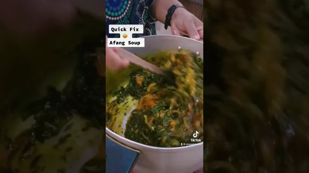 Quick Fix - Afang Soup 😋 