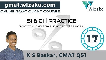 GMAT Simple & Compound Interest Practice Question | GMAT 550 level | GMAT Sample Questions