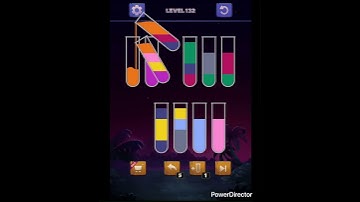 Water Sort Puzzle Level 132 #watersortpuzzle #gameshorts #ゲーム